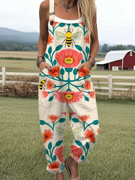 Mono floral vintage – estilo sin esfuerzo y comodidad todo el día